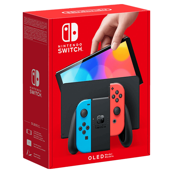 Nintendo Switch OLED Rot / Blau